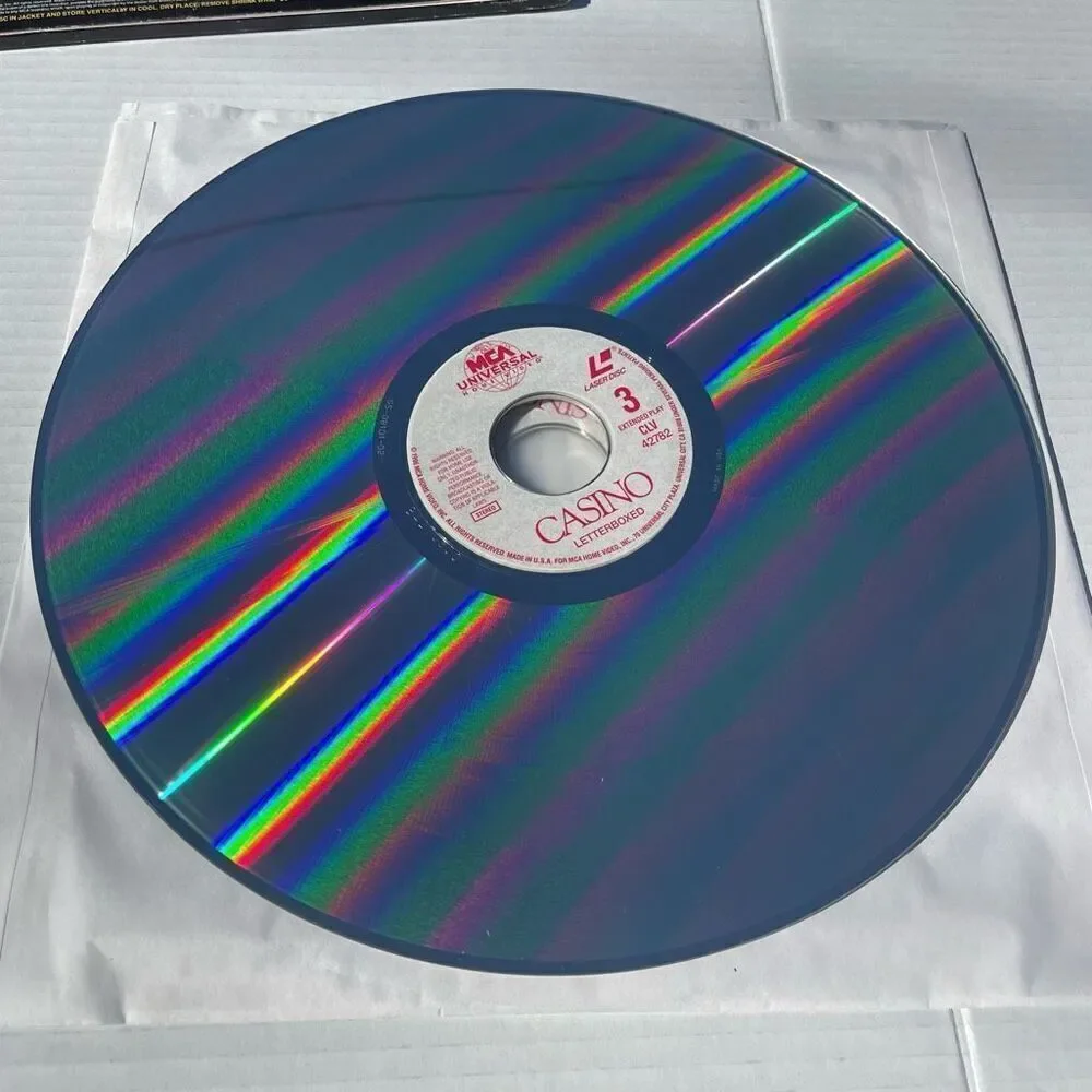 CASINO Laserdisc Movie Robert DeNiro Sharon Stone